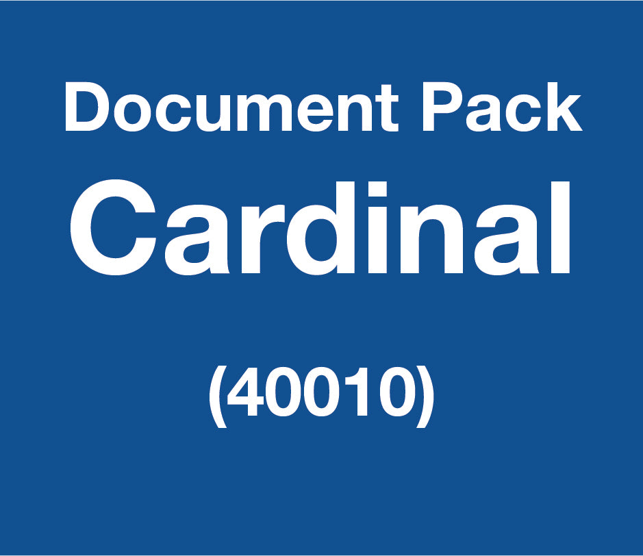 CARDINAL DOCUMENT PACK - USE ONLY for EP-210, EP-250, & EP-270 Return Packaging