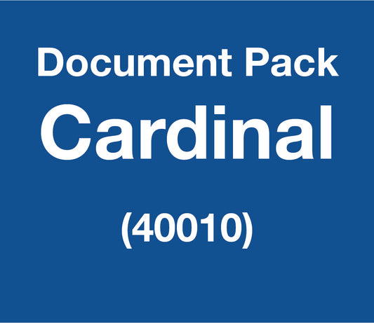 CARDINAL DOCUMENT PACK - USE ONLY for EP-210, EP-250, & EP-270 Return Packaging